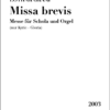 Graap, Lothar: Missa Brevis für Schola und Orgel