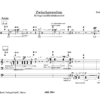 Susteck, Dominik: Zwischenwelten für Orgel und Blechbläsersextett (Trp I, II, III, Flügelhorn, Euph. I, II) (2009) – Bild 2