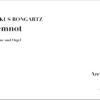 Bongartz, Markus: Atemnot für Violine und Orgel