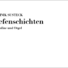 Susteck, Dominik: "Tiefenschichten" für Violine und Orgel (2011)