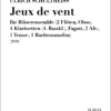 Ulrich Schultheiss: Jeux de vent (2018) für 2 Flöten, Oboe, 4 Klarinetten (4. Basskl), Fagott, 2 Alt-, 1 Tenor-, 1 Baritonsaxofon