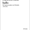 Ulrich Schultheiss: "ballo" für Sopransaxophon und Marimba (1995/2006)