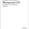 Ulrich Schultheiss: "Movimenti I-IV" für 2 Violinen, Viola und Klavier (1989/90)