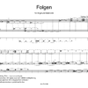 Hagedorn, Tobias Tobit: »Folgen« für Orgel und Elektronik – Bild 2