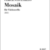 Ulrich Schultheiss: "Mosaik" für Violoncello (2021)