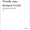 Schultheis, Michael: Sende aus deinen Geist (2021) für Sopran und Orgel