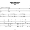 Schultheis, Michael: Distant Interference für Tubaquartett und Orgel (2019) – Bild 2