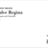 Breier, Albert: Salve Regina für Sopran und Violoncello (2020)