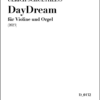 Ulrich Schultheiss: "DayDream" für Violine und Orgel (2023)